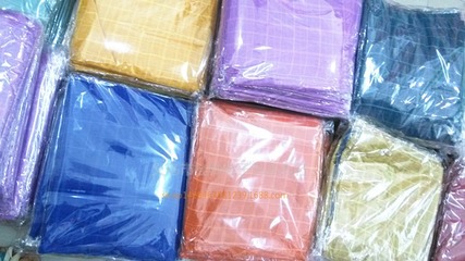 14秋冬款糖果多色格子棉麻披肩围巾 文艺百搭新风尚