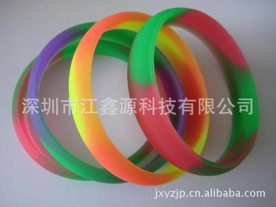 环保硅胶手环 糖果色透明手镯，时尚与环保的完美结合